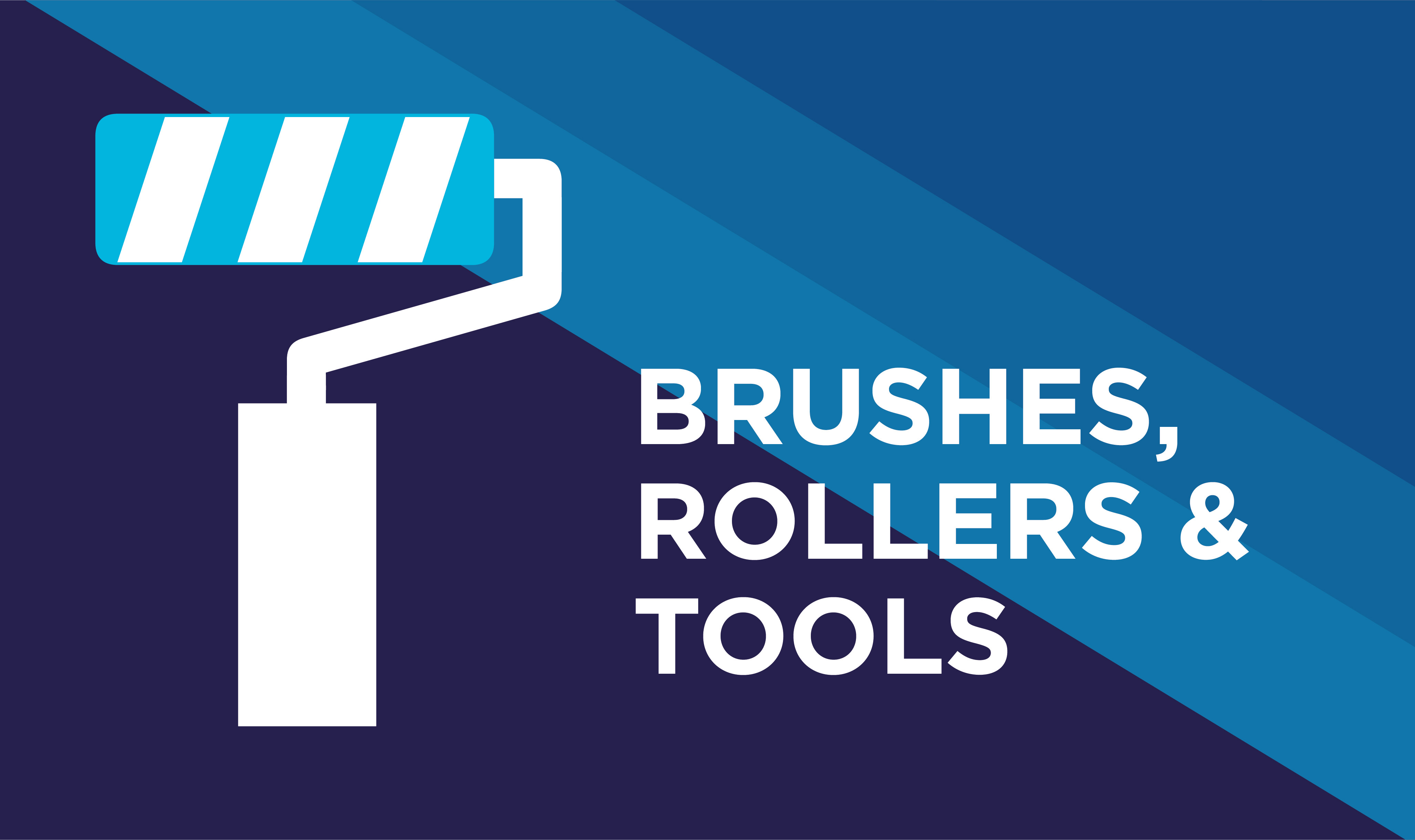 Brushes, Rollers & Tools