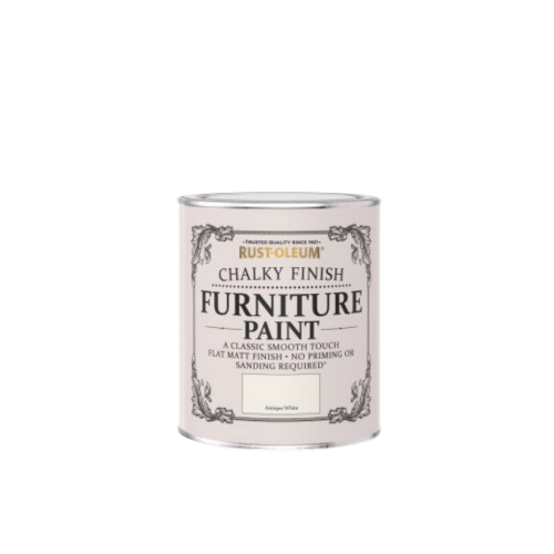 Rustoleum Chalky Finish Furniture Paint Antique White 125ml