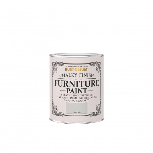 Rustoleum Chalky Finish Furniture Paint Winter Grey 125ml