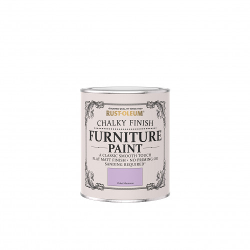 Rustoleum Chalky Finish Furniture Paint Violet Macaroon 125ml