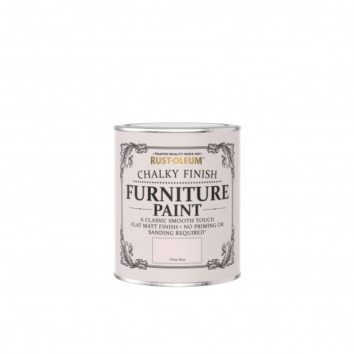 Rustoleum Chalky Finish Furniture Paint China Rose 750ml