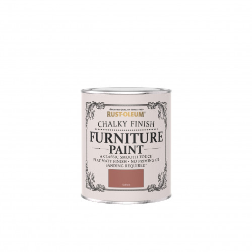 Rustoleum Chalky Finish Furniture Paint Salmon 125ml