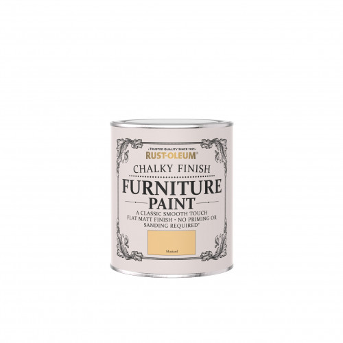 Rustoleum Chalky Finish Furniture Paint Mustard 125ml