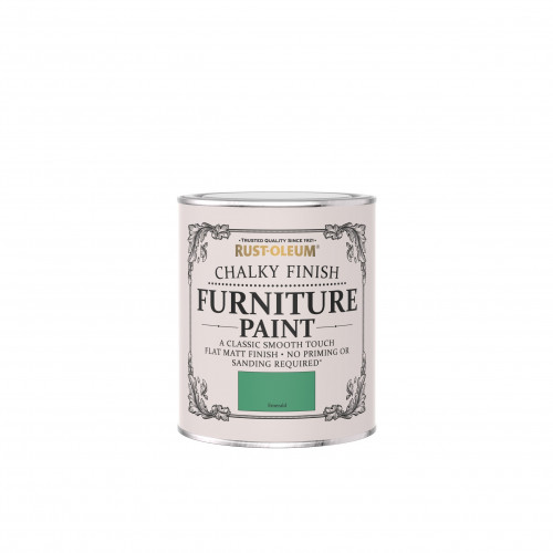 Rustoleum Chalky Finish Furniture Paint Emerald 125ml