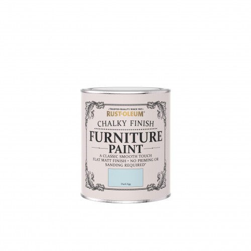 Rustoleum Chalky Finish Furniture Paint Duck Egg 125ml