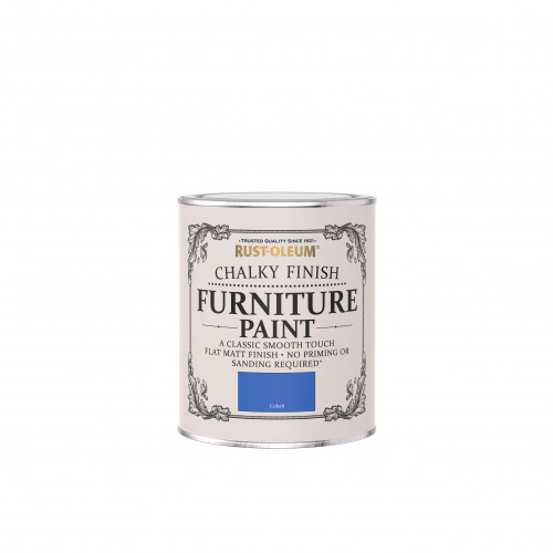 Rustoleum Chalky Finish Furniture Paint Cobalt 125ml