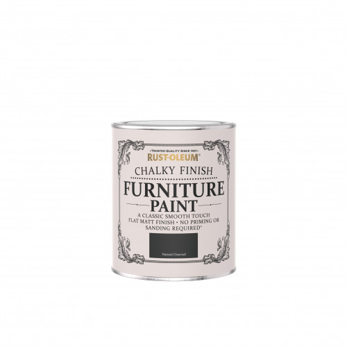 Rustoleum Chalky Finish Furniture Paint Natural Charcoal 125ml