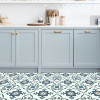 Arthouse Self-Adhesive Blue Motif Floor Tiles – 10 Pack