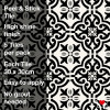 Arthouse Self-Adhesive Black Motif Wall Tiles – 5 Pack