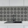 Arthouse Self-Adhesive Black Motif Wall Tiles – 5 Pack