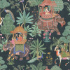 Arthouse Emperor's Garden Black Multicoloured Wallpaper