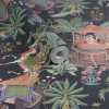 Arthouse Emperor's Garden Black Multicoloured Wallpaper