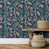 Arthouse Fruits of Paradise Navy Wallpaper