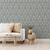 Arthouse Heritage Tulip Chalky Blue Wallpaper