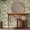 Arthouse Hill Top Garden Cotton/Green Wallpaper