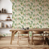Arthouse Hill Top Garden Cotton/Green Wallpaper
