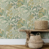 Arthouse Kirra Leaf Citrus/Green Wallpaper