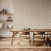 Arthouse Odina Ikat Natural Wallpaper