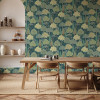 Arthouse Persian Oasis Navy/Green Wallpaper