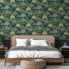 Arthouse Persian Oasis Navy/Green Wallpaper