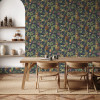 Arthouse Tropic House Navy Wallpaper