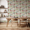 Arthouse Waterlily Lake Linen Multicoloured Wallpaper
