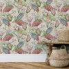 Arthouse Waterlily Lake Linen Multicoloured Wallpaper