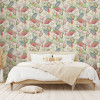 Arthouse Waterlily Lake Linen Multicoloured Wallpaper