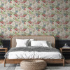 Arthouse Waterlily Lake Linen Multicoloured Wallpaper