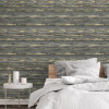 Arthouse Sahara Black / Champagne Wallpaper