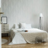 Graham & Brown Boutique Tango Wallpaper White/Silver