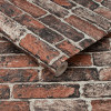 Graham & Brown Fresco Brick Wall Wallpaper Red