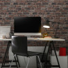 Graham & Brown Fresco Brick Wall Wallpaper Red