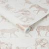 Graham & Brown Boutique Safari Wallpaper Cream