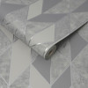 Superfresco Colours Milan Geo Wallpaper Silver