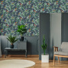 Graham & Brown Fresco Hummingbird Wallpaper Navy