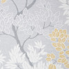 Graham & Brown Fresco Lykke Tree Wallpaper Grey/Ochre