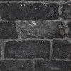 Graham & Brown Fresco House Brick Wallpaper Charcoal