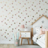 Superfresco Easy Dotty Polka Wallpaper Pink/Gold
