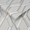 Superfresco Easy Prestige Geo Wallpaper Grey