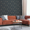 Superfresco Easy Wild Flower Wallpaper Navy