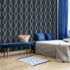 Superfresco Easy Prestige Geo Wallpaper Navy