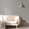 Graham & Brown Boutique Marquise Geo Wallpaper Quartz