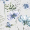 Graham & Brown Fresco Floral Sketch Wallpaper Blue