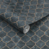 Contour Tegula Wallpaper Teal/Copper
