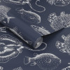 Contour Into The Deep Wallpaper Navy