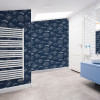 Contour Into The Deep Wallpaper Navy