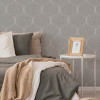 Graham & Brown Boutique Optical Geo Wallpaper Silver