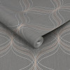 Graham & Brown Boutique Optical Geo Wallpaper Grey