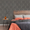 Graham & Brown Boutique Optical Geo Wallpaper Grey